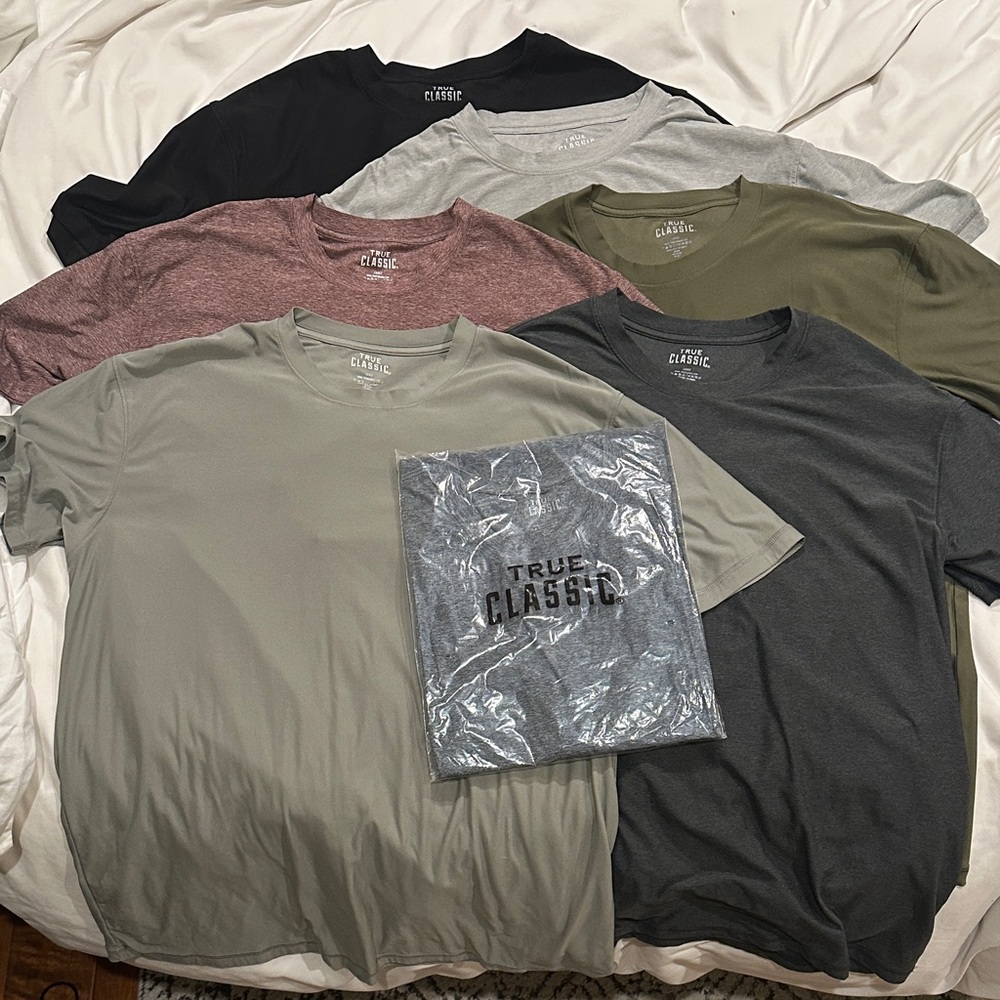 True Classic athletic Ts bundle